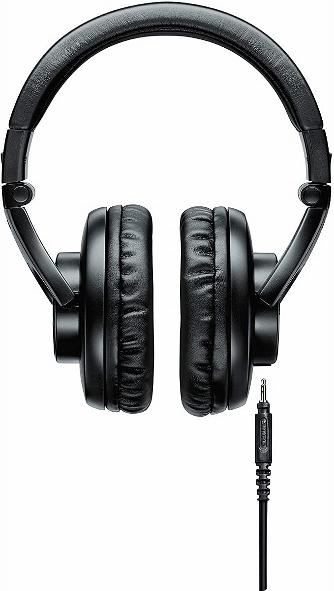 Shure SRH440-BK-A Wired Professional Around-Ear Stereo Headphones