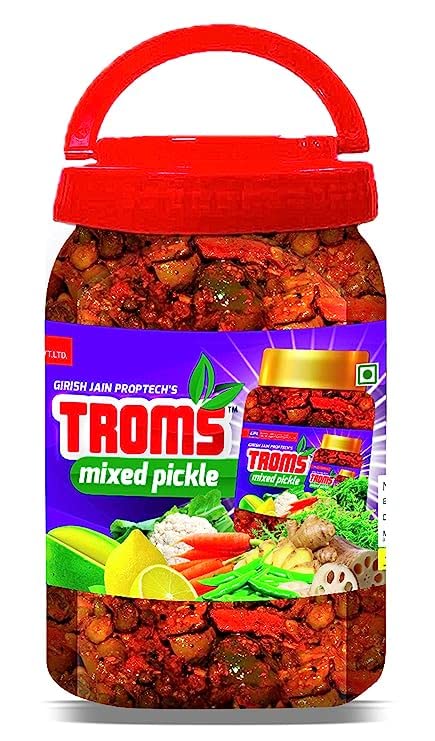 Troms Mixed Pickle/Mix Achaar Jar 5 Kg