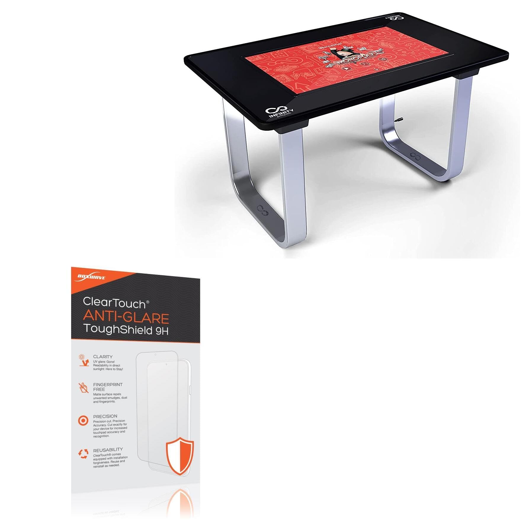 BoxWave Screen Protector Compatible with Arcade1Up Infinity Game Table (24 in) - ClearTouch Anti-Glare ToughShield 9H (2-Pack), Anti-Glare 9H Tough Flexible Film Screen Protector