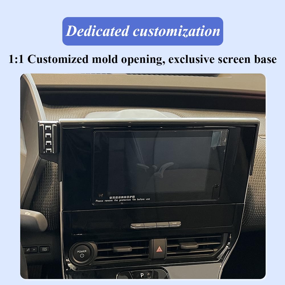 Car Phone Holder for Toyota bZ4X Auto Accessories[Special Vehicle Installation?only for 2023 bZ4X?Non Universal][Auto Lock Hands Free Cell Phone Mount Car fits for iPhone & All Smartphones]