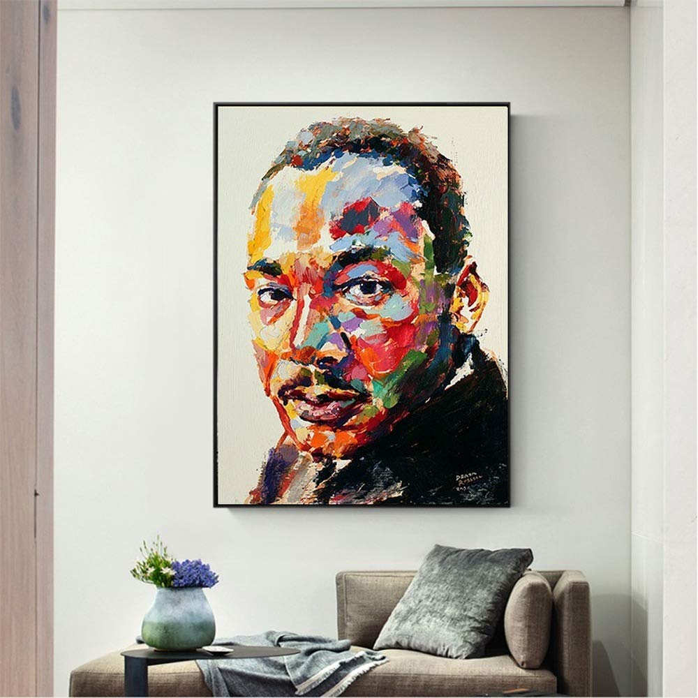 Toile Martin Luther King 90x140cm pour inspirer votre bureau au quotidien