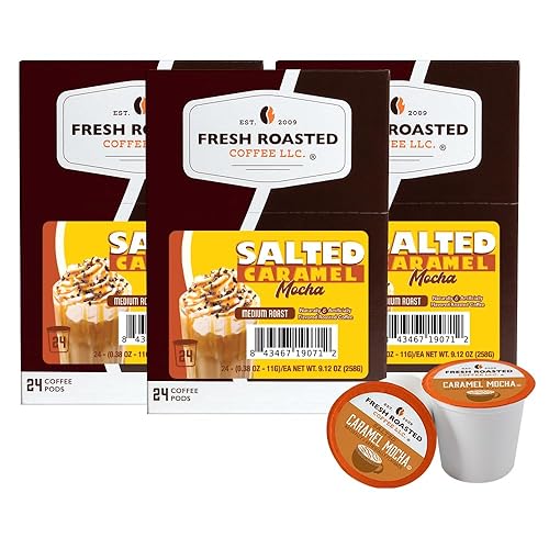 Miniatura 110 de Fresh Roasted Coffee, Tostado italiano, oscuro, 96 cápsulas para cafeteras K Cup
