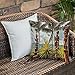 Funda De Cojine Funda de Almohada,Palmeras Isla tropical Océano Hawai Máscara Tiki Imágenes de arte de pared Bellas artes, M,Fundas de Cojín con Cremallera - Fundas de Almohada para Sofá y Cama45x45cm