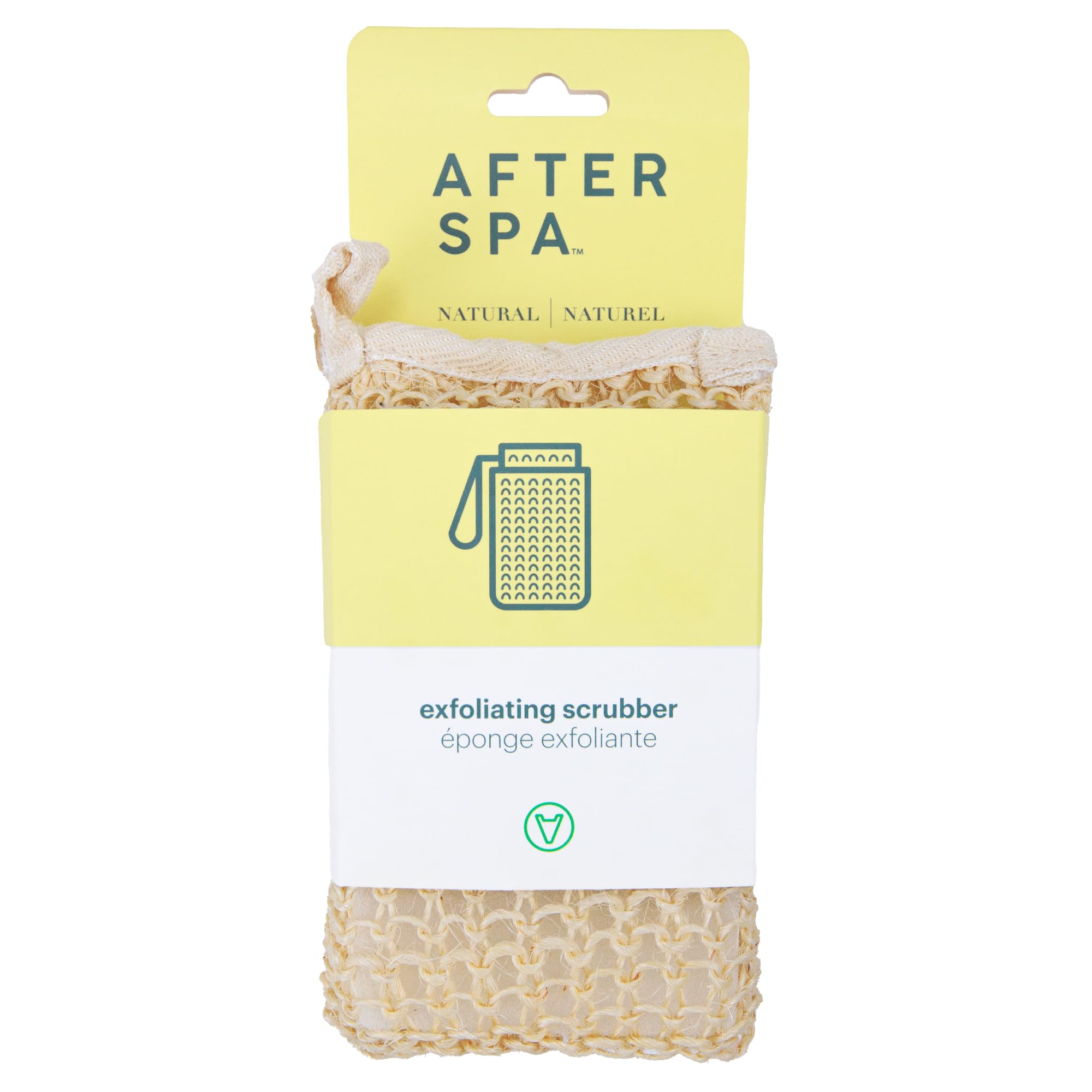 AfterSpa, Bath Shower Exfoliating Scrubber, 1 Scrubber