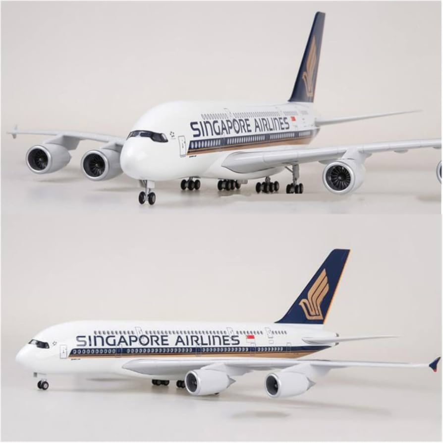 超大サイズ シンガポール航空 Airbus A380 1/160 モデルプレーン Amazon.co.jp: 1/160 スケール 50.5CM 飛行機 エアバス A380