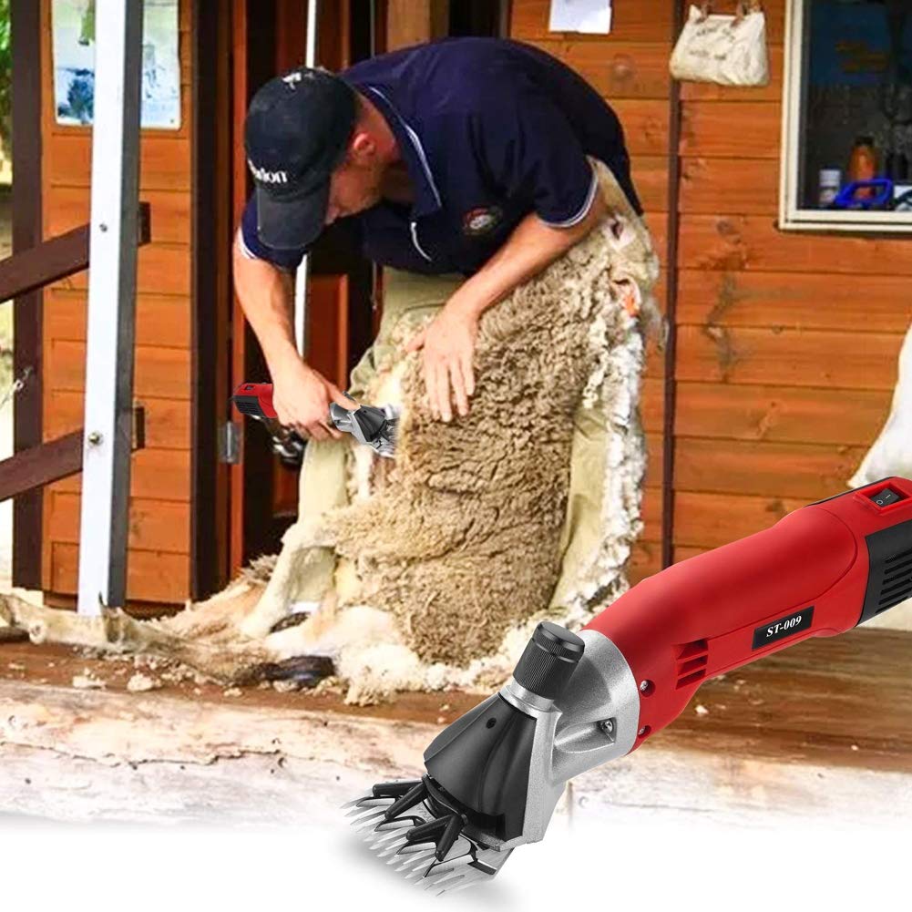 EléCtrico Esquiladora Para Ovejas Animal Aseo Tijeras Pesado Deber Ganado Tijeras Para Llama Caballo Y Otro Piel Ganado Mascota,Red,EU