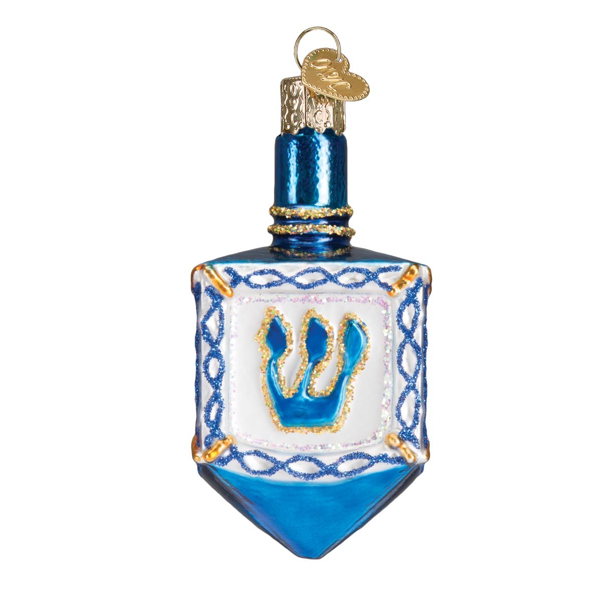 Amazon.com: Old World Christmas Hanukkah Dreidel Glass Blown