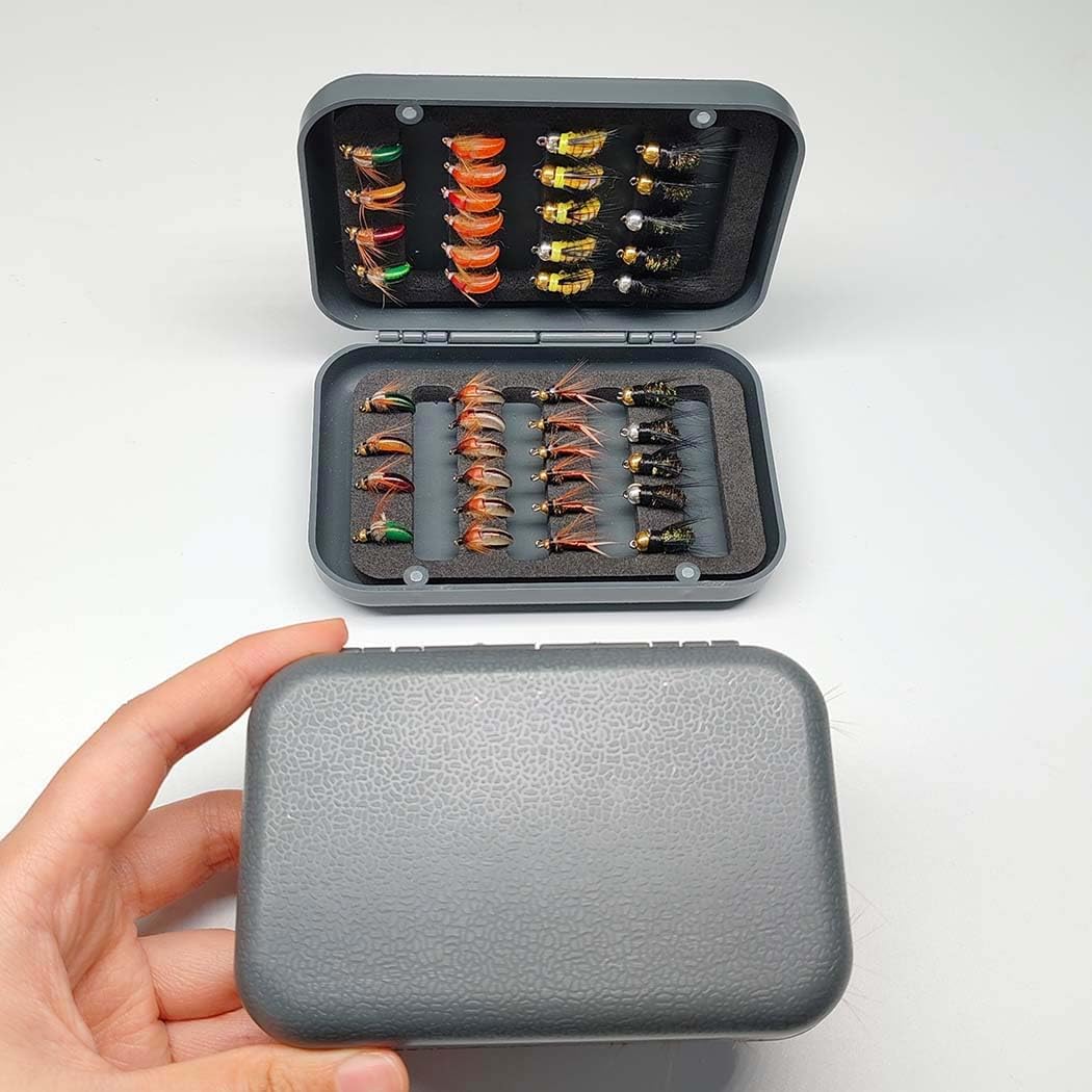 39Pcs/Box Trout Fly Fishing Flies Kit Artificial Nymph Dry Wet Flies Lure Fishing Bait