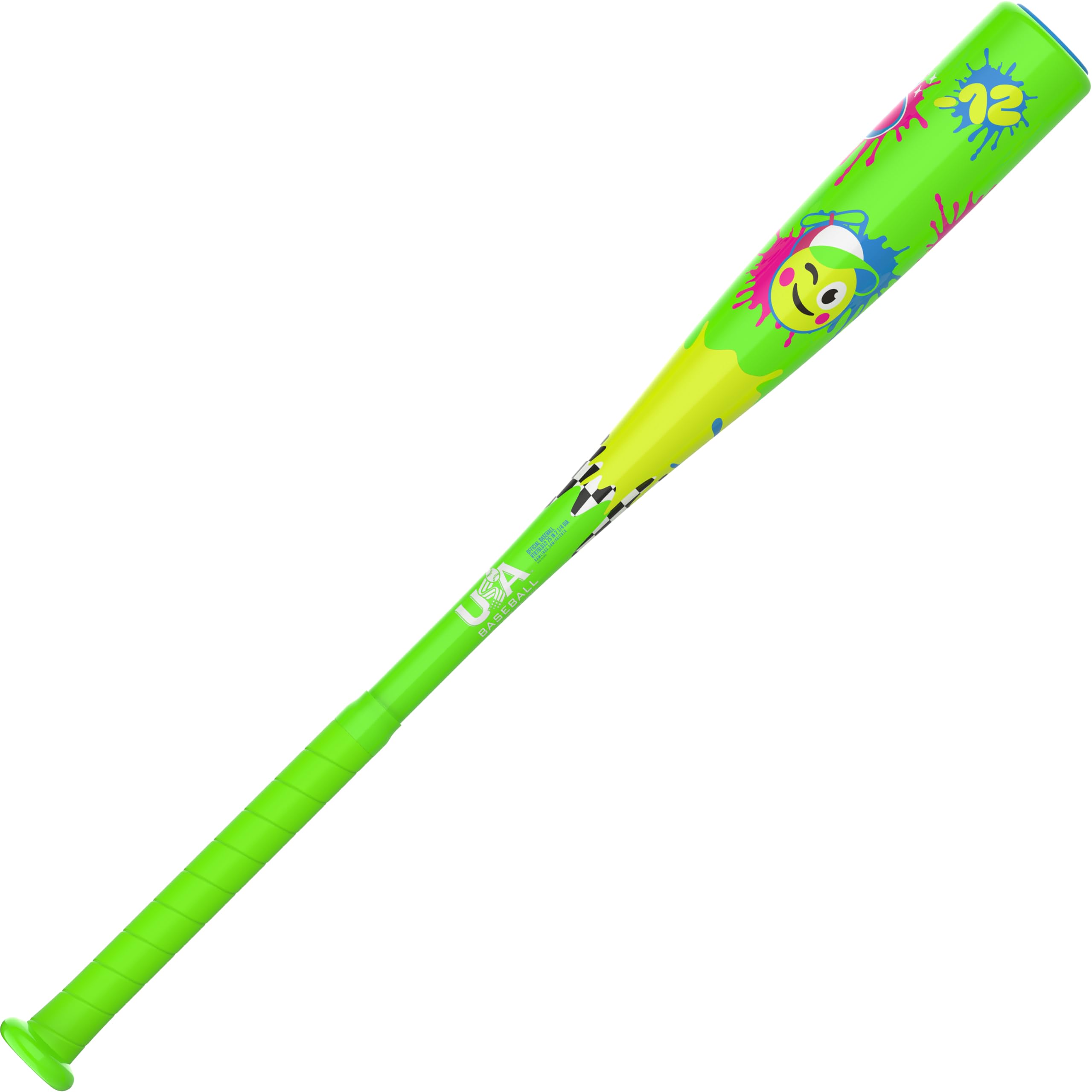 Rawlings Glow Mojis - Bate de béisbol T-Ball | Bate de béisbol de Estados Unidos | 1 unidad. Aluminio | -12 caídas | 24 pulgadas