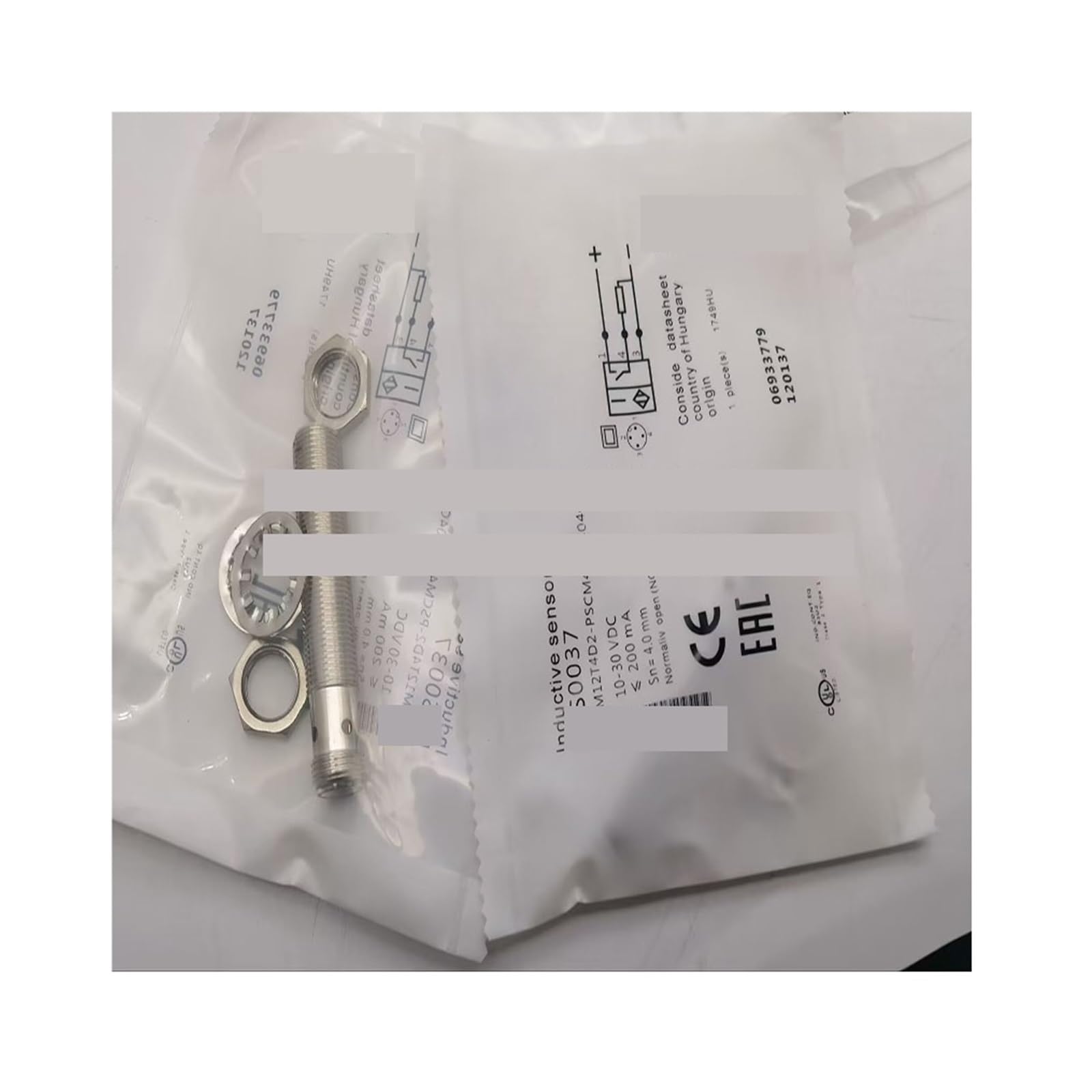 ZOZ03Y0 Proximity Switch Sensor M12MI-UAC20B-S04G