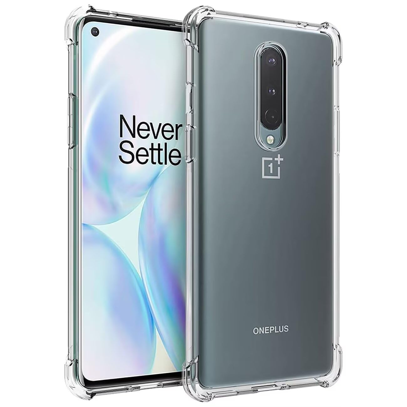 Yerebel Custodia per OnePlus 7 Pro, Custodia Protettiva per GM1910 Copertura trasparente flessibile in morbido silicone TPU cover per OnePlus 7 Pro Cristallo Trasparente