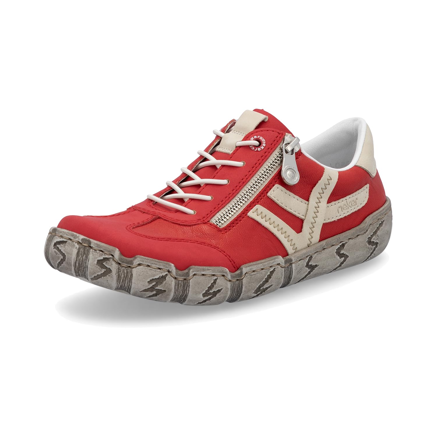 Rieker Women's Slippers in Black, Red 33, 5 UK
