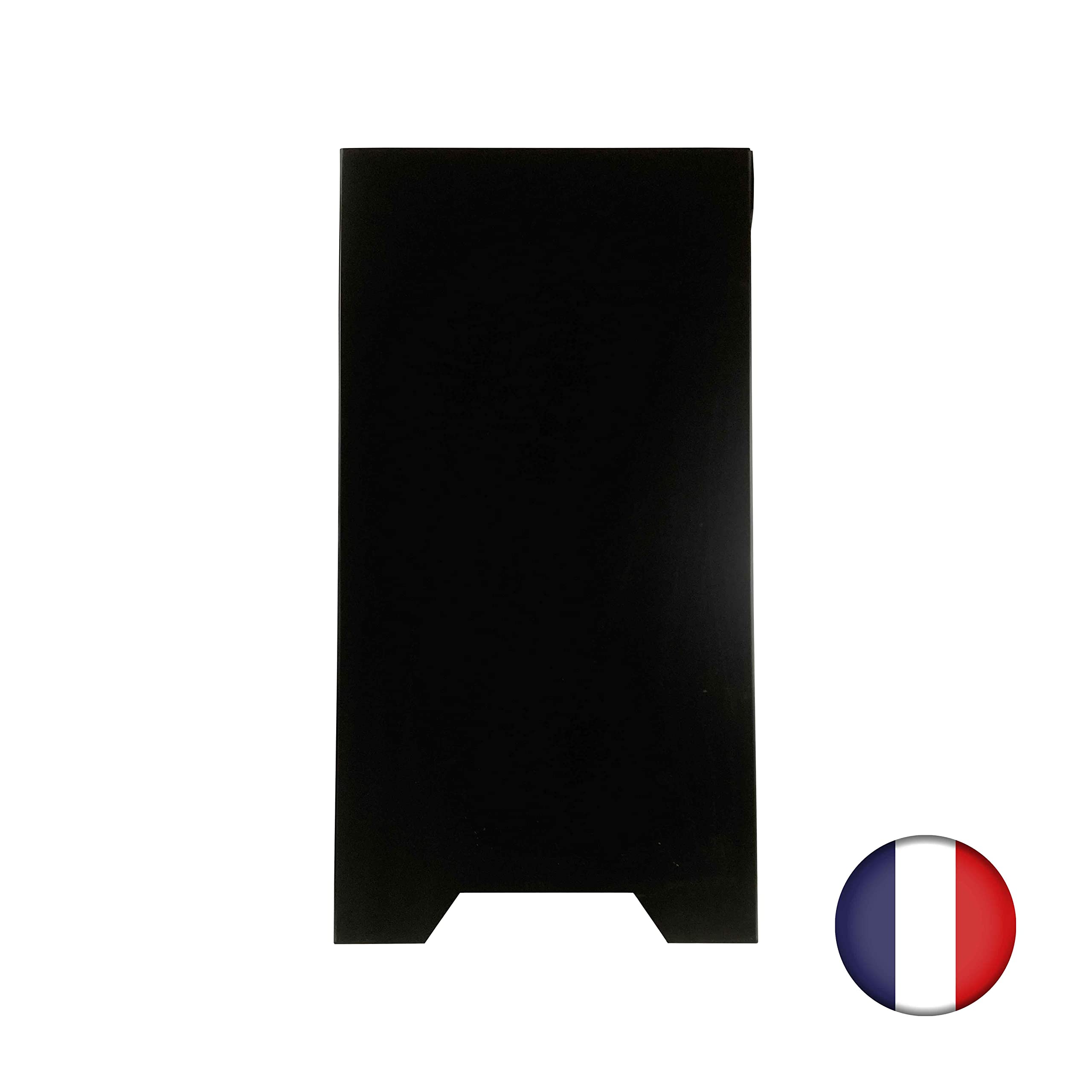 Chevalet stop trottoir plastique noir dimensions 100 x 55 cm - Fabrication Française