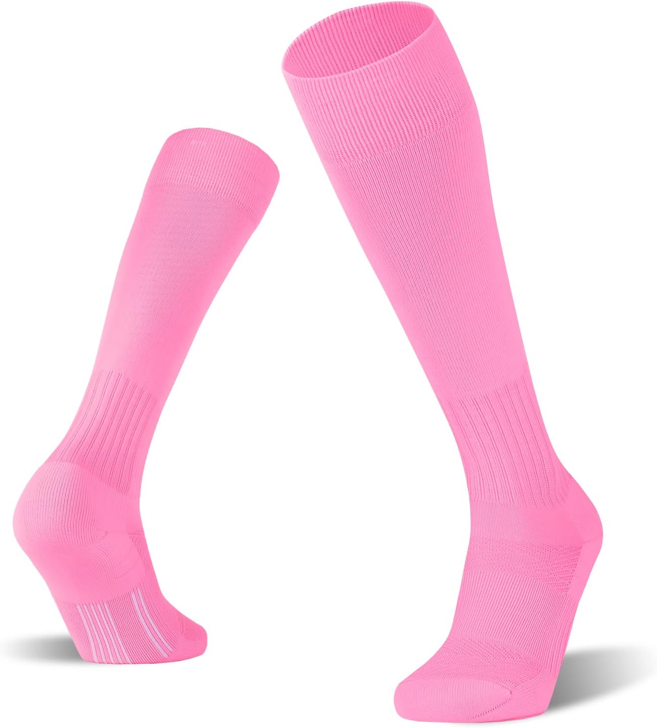FITRELL2/3 Pack Soccer Socks Baseball Softball For Youth Kids Boys Girls, Over-The-Calf Football Socks for Adult Men WomenOEKO-TEX STANDARD 100