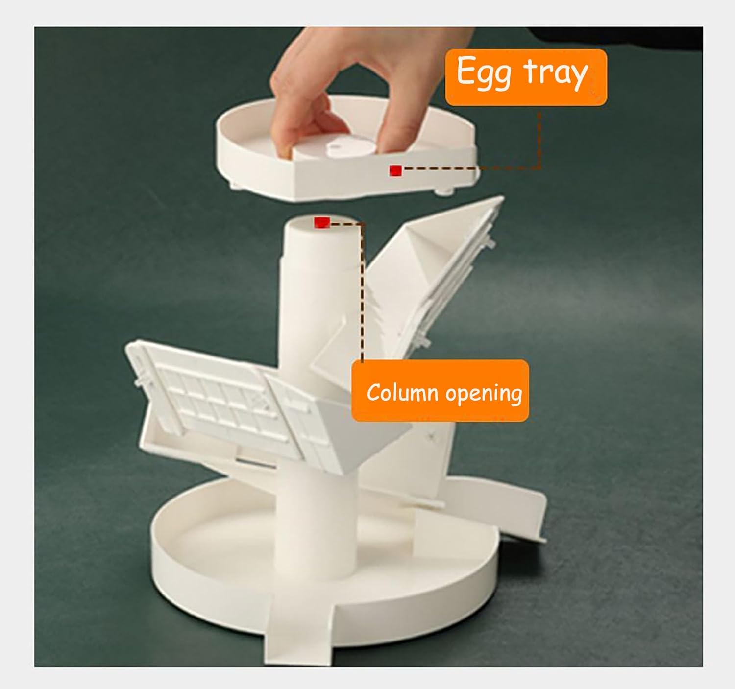 Egg Yolk Separator, Bowl-Clip Egg White & Yolk Separator Strainer, Plastic Egg Separator for Baking, Cooking, Restaurants & Home Kitchen Tools