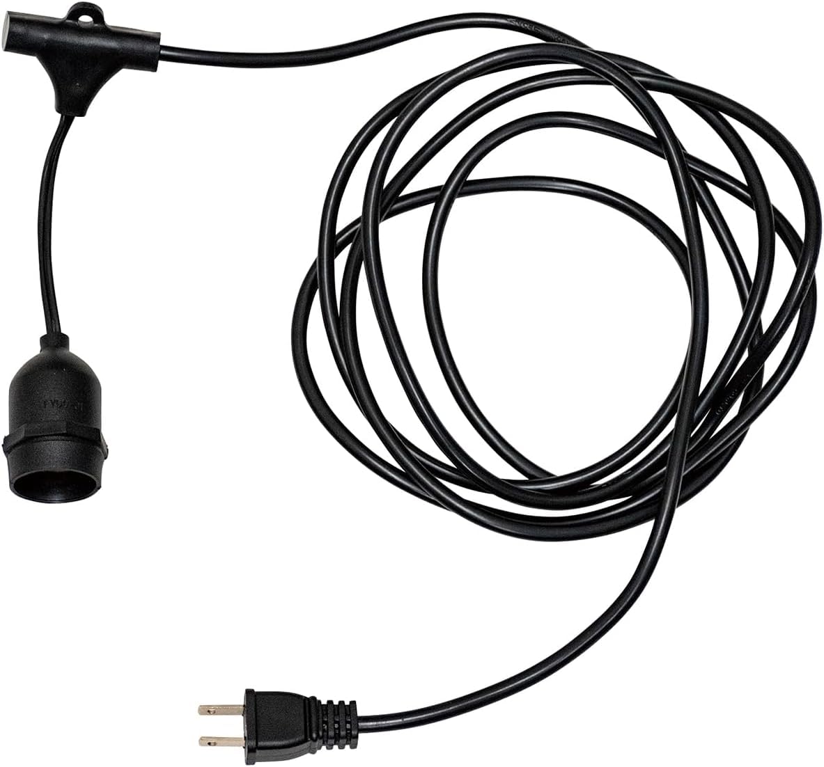 のぼり屋工房(Noboriyakobo) 器具 44561 提灯ソケット 1個用 LED可 1枚 コード長さ約2M/ソケット部長さ70mm