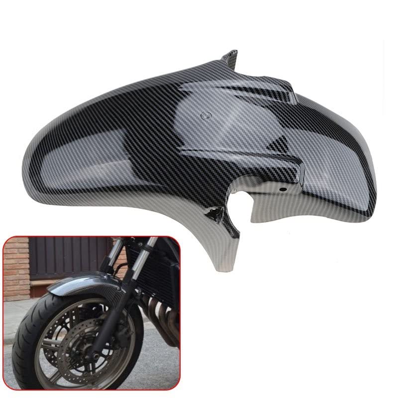 Parafango Anteriore Per Honda CB250F, CB600F, CB900F, CB1300 E Hornet – In ABS, Anti-fango, Colore Nero, Montaggio Senza Fori