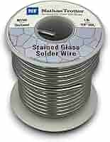 その他 Scotch P6-60HGN Nathan Trotter 60/40 Solder for Stained Glass - .125