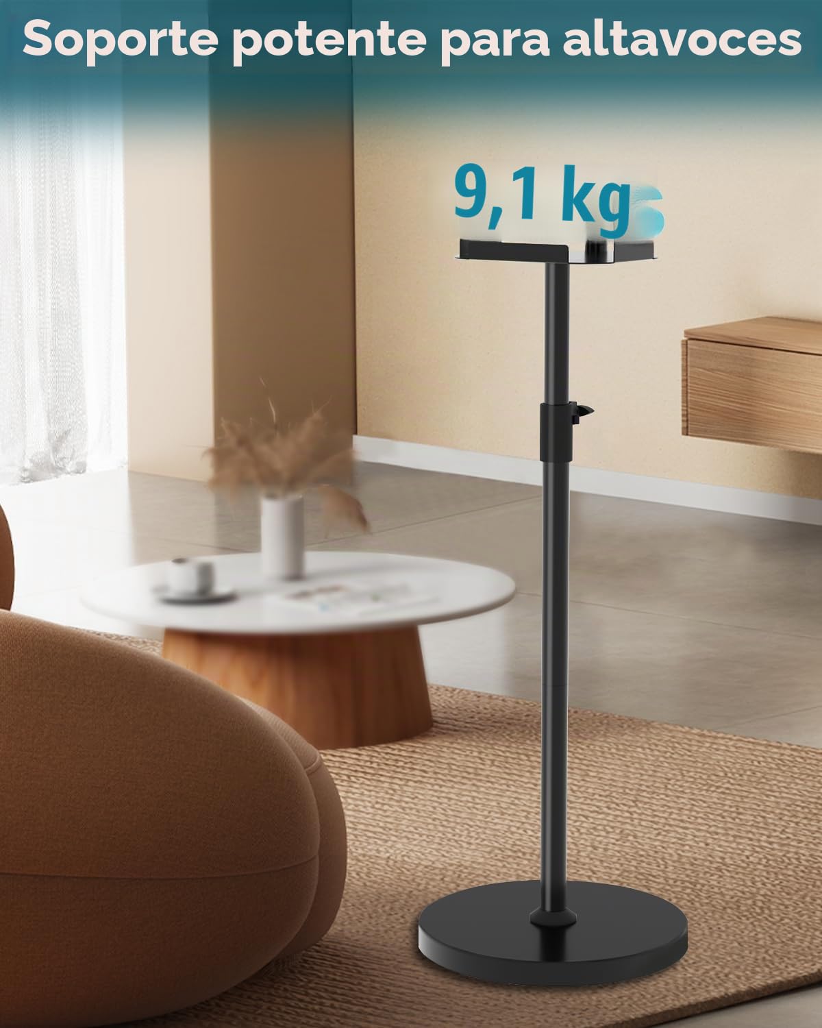 Soporte de altura ajustable para Bose S1 Pro Plus, soporte para Bose S1 Pro, para S1 Pro + soporte, soporte para altavoz, altura ajustable de 114 a 137 cm, soporte de suelo para Bose S1 Pro