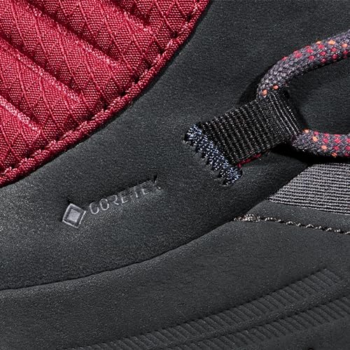 Mammut Nova IV Mid GTX Women | Wanderschuhe für Damen, Wasserdichte Trekkingschuhe, Outdoor Schuhe, Gore-Tex Bergschuhe, Sportschuhe für Hiking | Black-Blood Red, 4.5