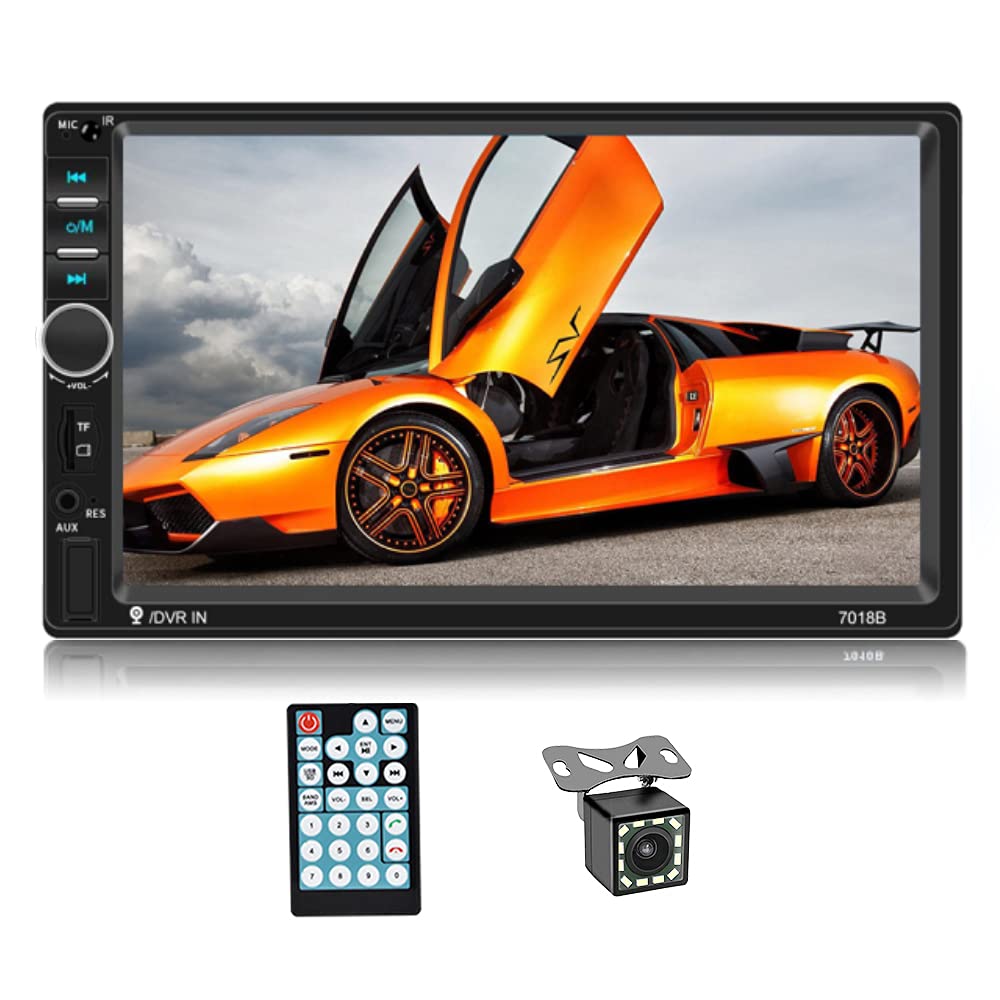 Buy Double Din Touch Screen Car Stereo with Backup Camera, Rimoody 7