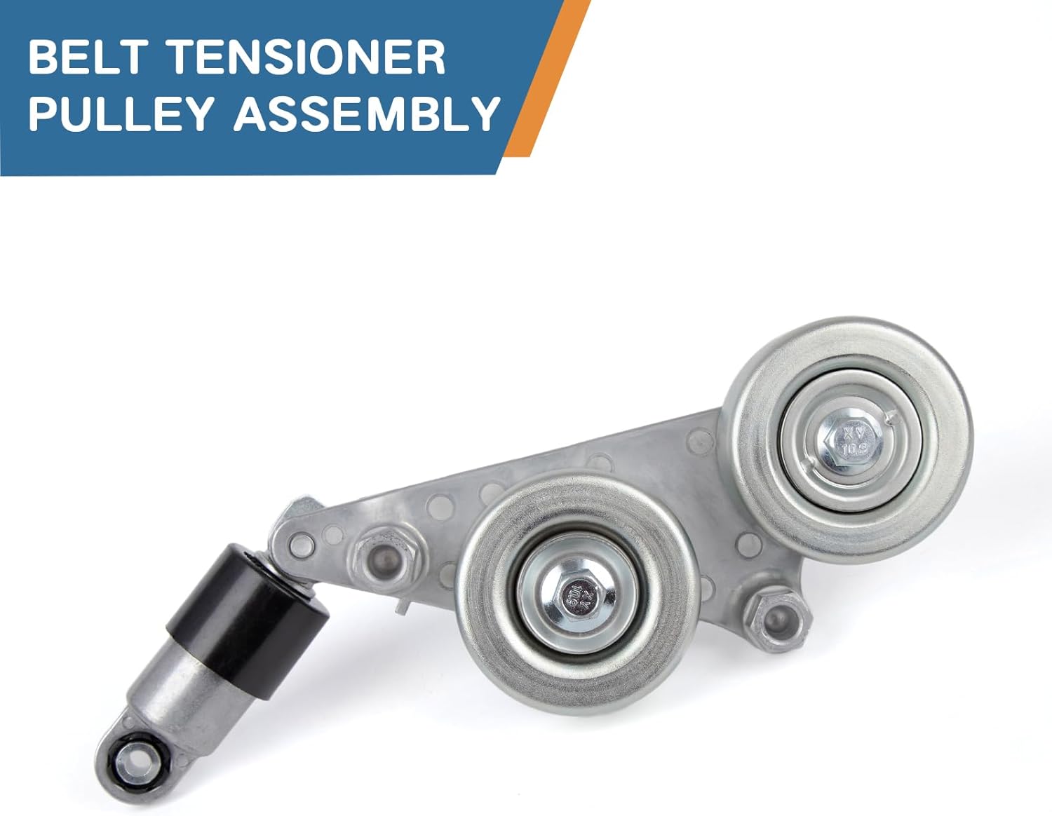 39092 Drive Belt Tensioner Assembly with Pulley for Honda Pilot 2006-2011 Accord 2008-2010 Accord Crosstour 2010 Odyssey 2005-2010 3.5L V6 Replaces 31170R70A01 31170RKB005 49439 89390 419-310