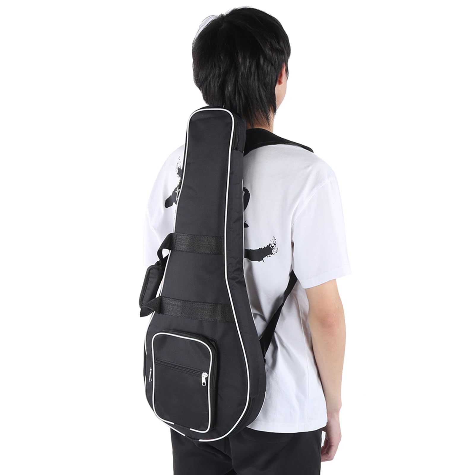 Yctze Étui pour Mandoline, Sac de Transport Portable en Tissu Oxford épais avec Poches, étui pour Mandoline, Sac de Transport pour, Accessoires pour Instruments de Musique, de en Tissu Oxford,