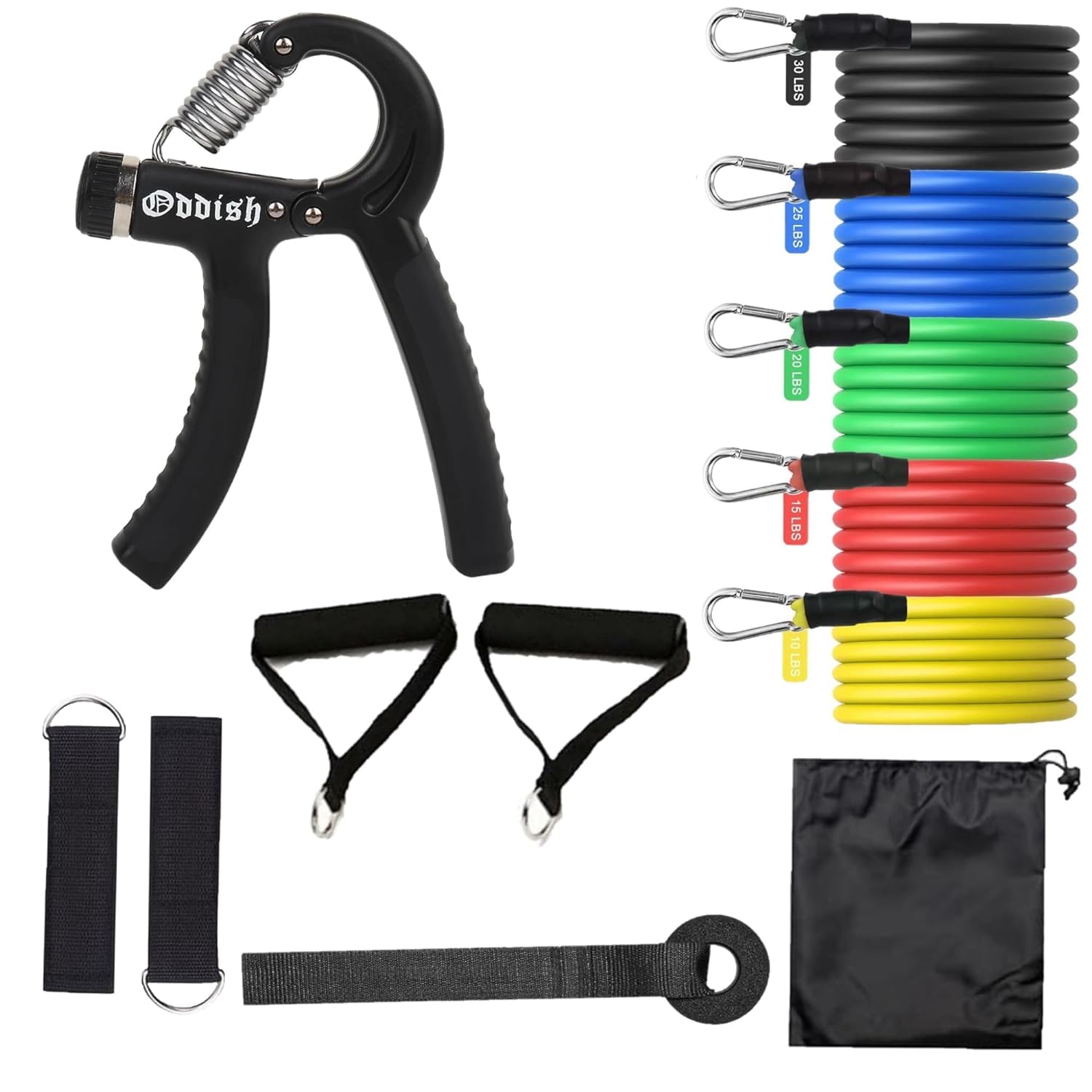 SUREFIT Hand Grip Counter and Non Counter with 11 in one Resistance Band Combo Pack for Man and Women (Normal, Orange) (B0CT8NY6FT) Amazon Price History, Amazon Price Tracker