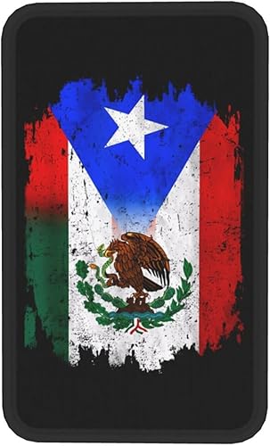 Miniatura 7 de Funda de cojín para reposabrazos de automóvil, diseño retro de México y bandera de Puerto Rico, ajuste universal, accesorios decorativos para