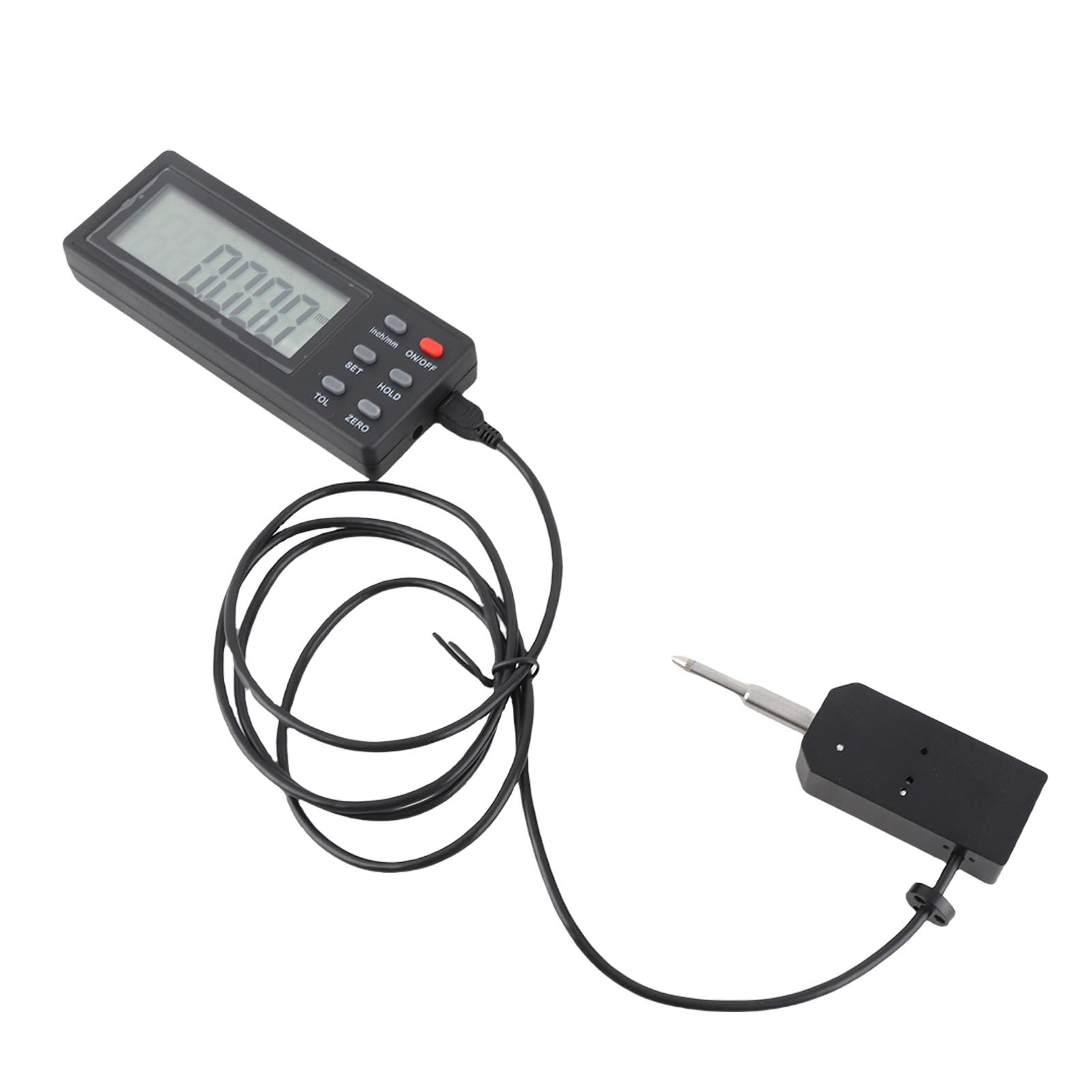 ViaGasaFamido Digitales Mikrometer, Aluminiumlegierung, LCD-Mikrometer, 0 Bis 12,7 Mm, 0,001 Mm Auflösung, Multifunktionales Messwerkzeug für Maschinisten, Ingenieure, Werkstattgebrauch