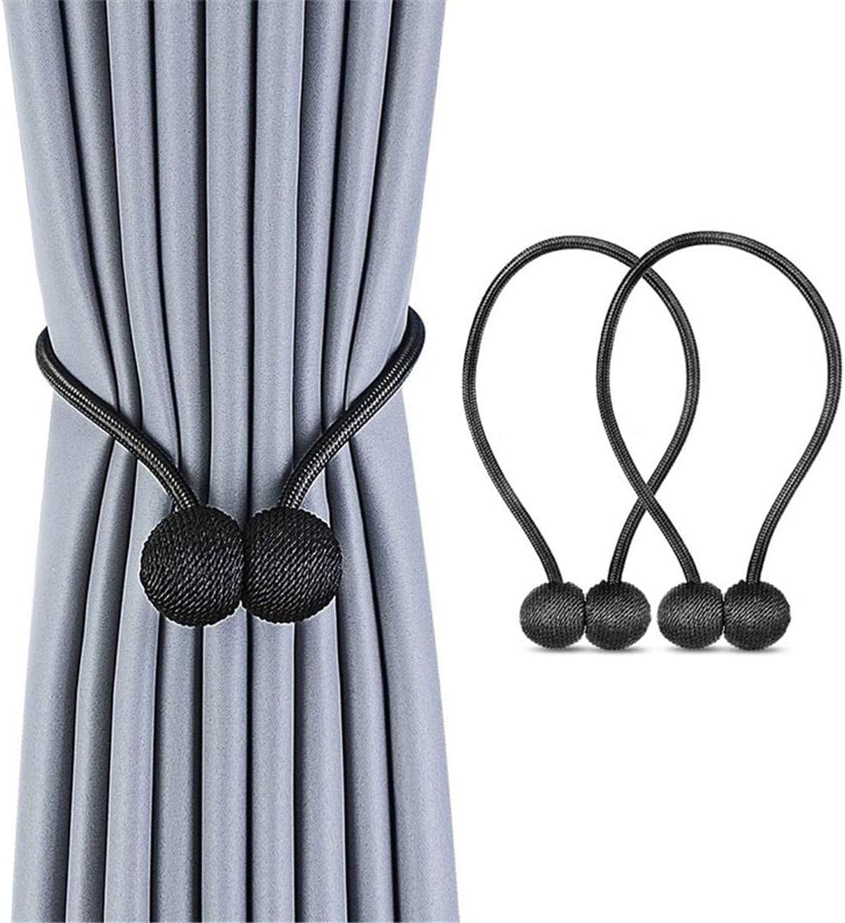 1Pc Curtain Tieback Holder Hook Buckle Clip Curtain Tieback Polyester Decorative Home Accessorie(White-Patch Five-Pointed star4)