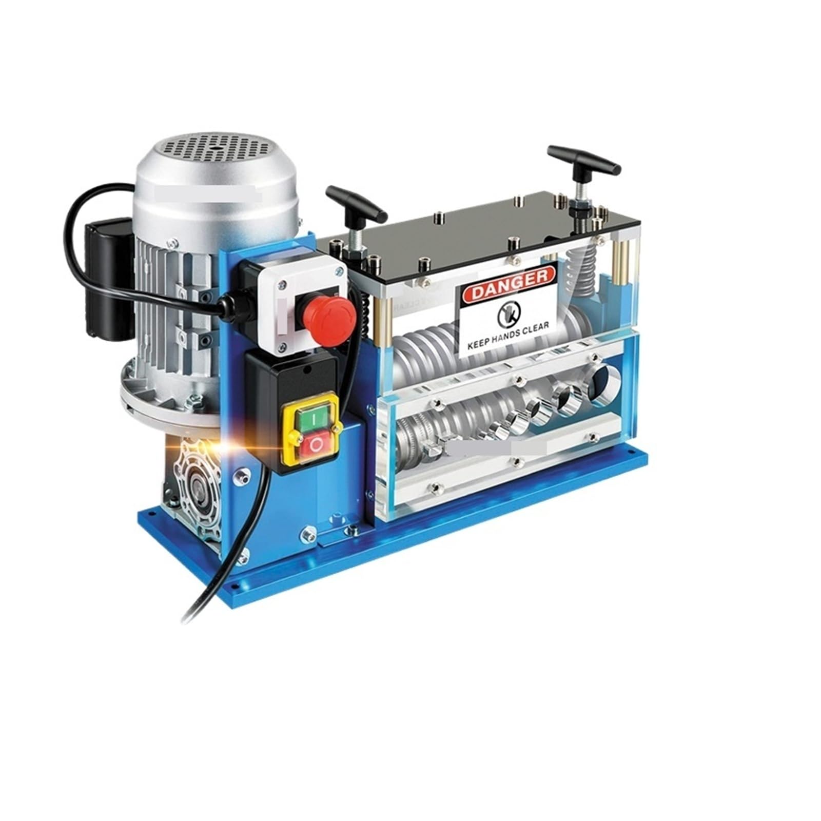 Airyssfu One Color Wire Stripper, Scrap Copper Wire Stripping Machine Fully Automatic Stripper Electric Cable