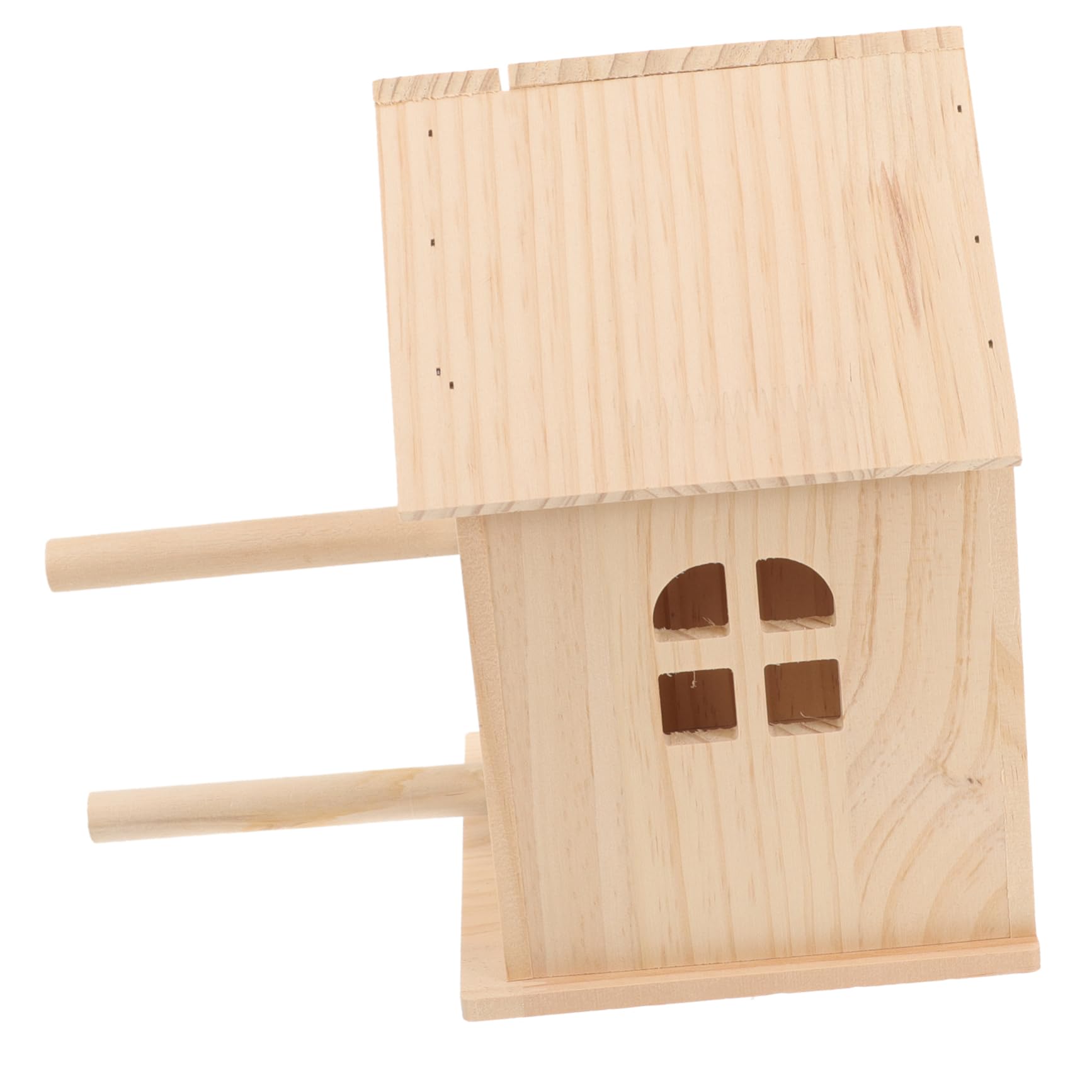 Housoutil Caja Terrario De Aves Nido De Pájaro De Madera Criadero De Madera Casa De Pájaros De Madera Juguetes De Aves para Periquitos Mantener Caliente G5 Pájaro Loro