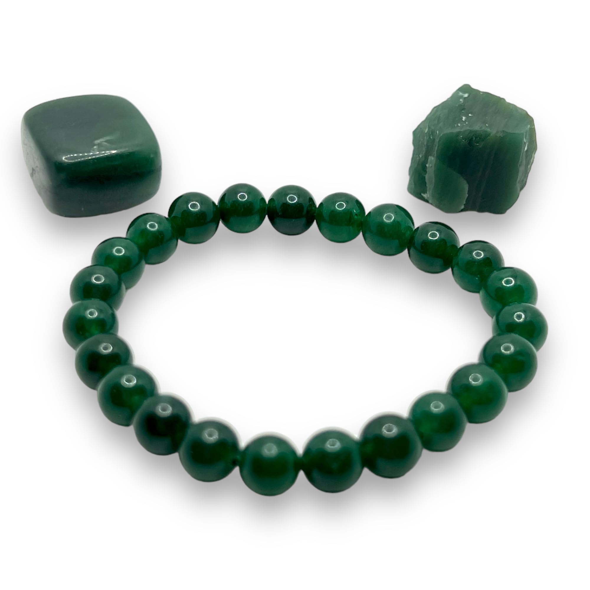 Natural Amethyst Crystal Raw, Bracelet And Tumble Stone for love, Money,Reiki healing, Manifestation, Meditation, Vastu and Business (Green Jade) (B0CTRYLZK8) Amazon Price History, Amazon Price Tracker