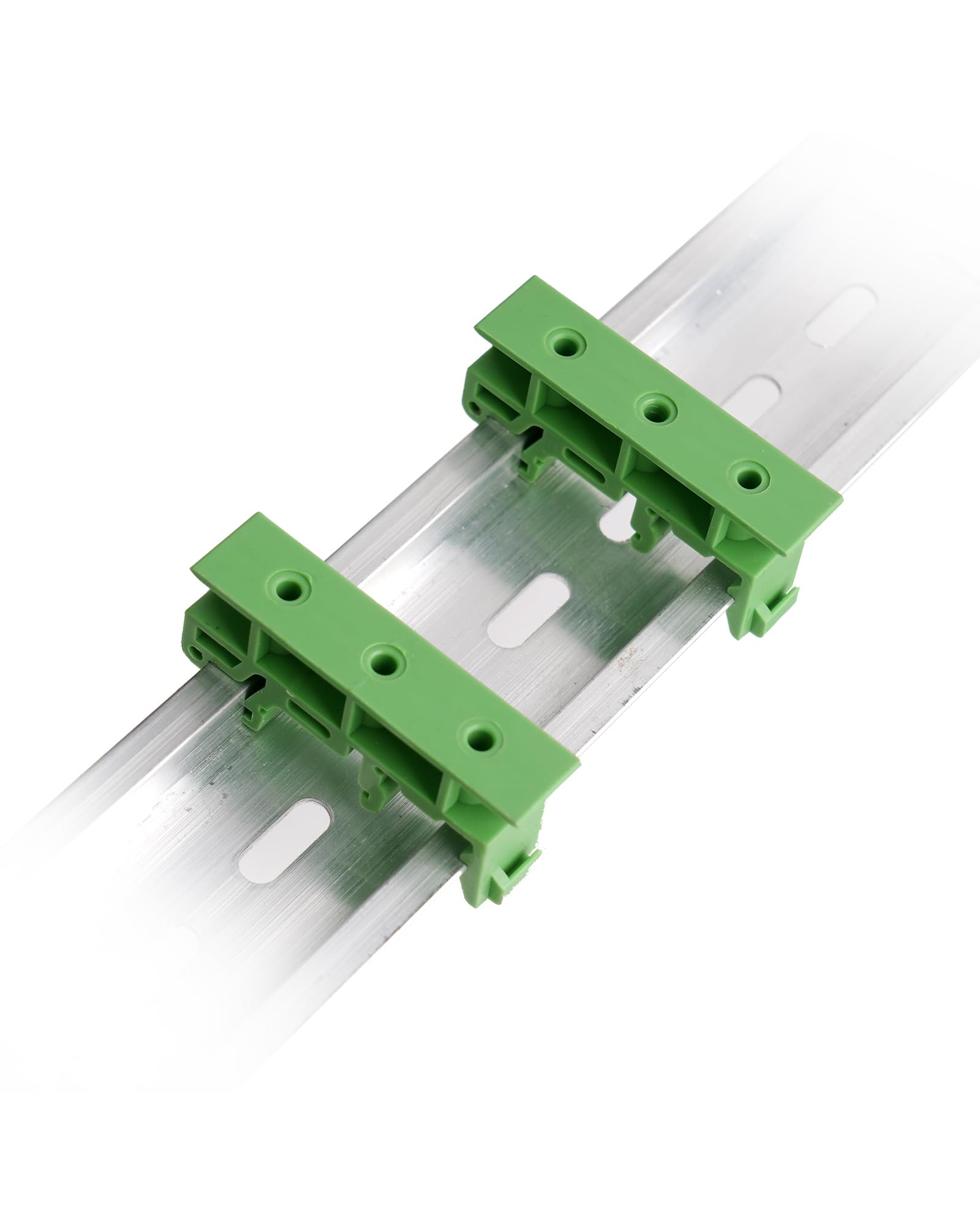 10 unidades de 35 mm PCB DIN C45 Riel Adaptador Placa de circuito impreso Montaje Soporte DIY Módulo de interfaz de montaje en riel DIN Terminal Junta DSUB, Conector
