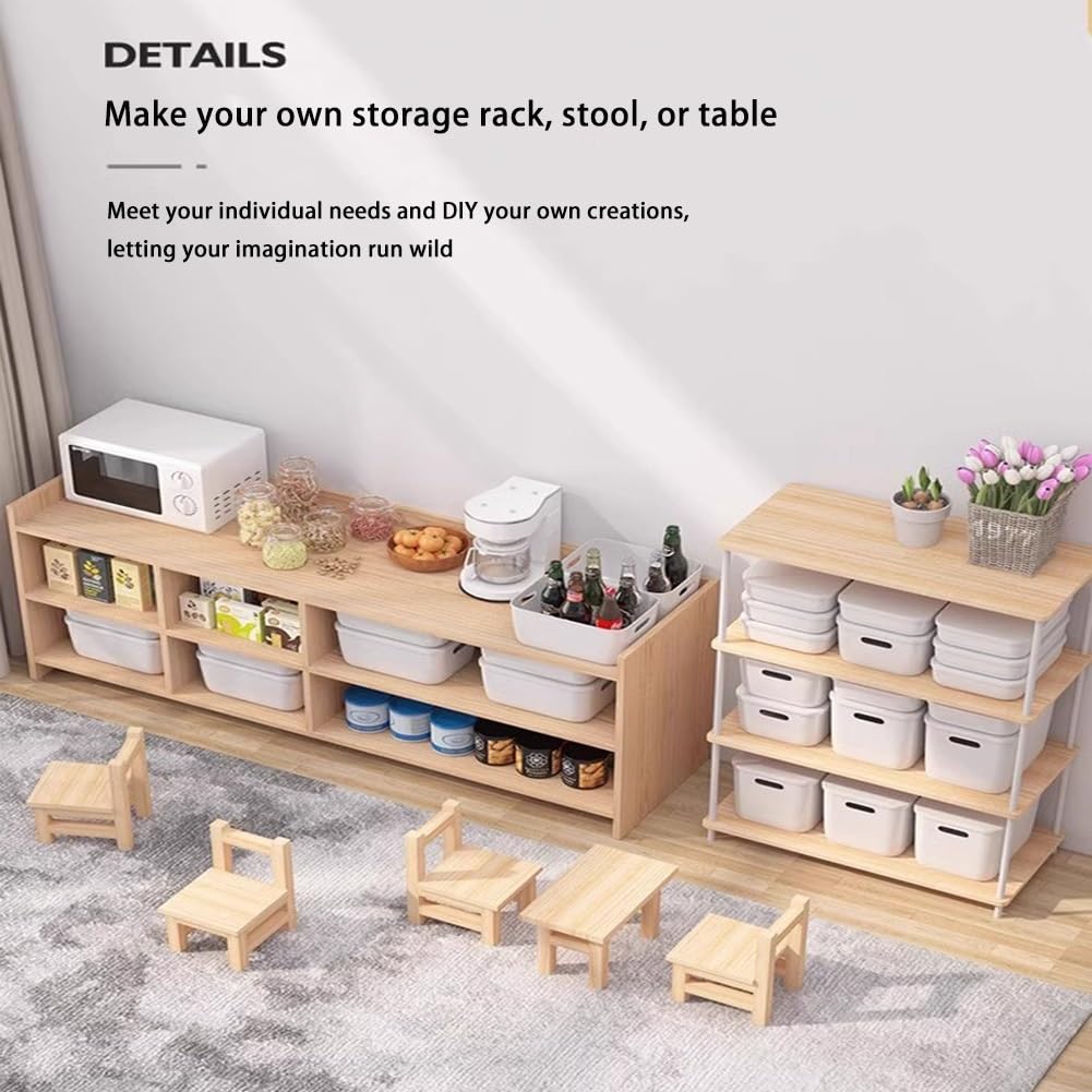 Tavole di legno grezzo per progetti fai da te, rettangolari, diverse dimensioni (1,2 cm, 90 cm x 25 cm), ideali per scaffali, decorazioni per la casa e artigianato creativo