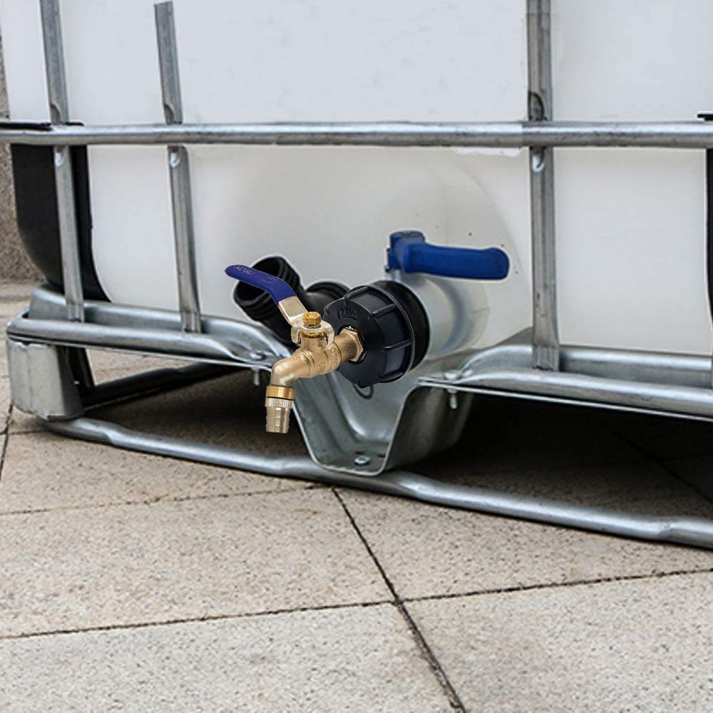 Boxonly S60x6 to 3/4" IBC Tank Adapter Water Tank Faucet Coarse Thread Hose Connection Outlet 14mm - Image 4