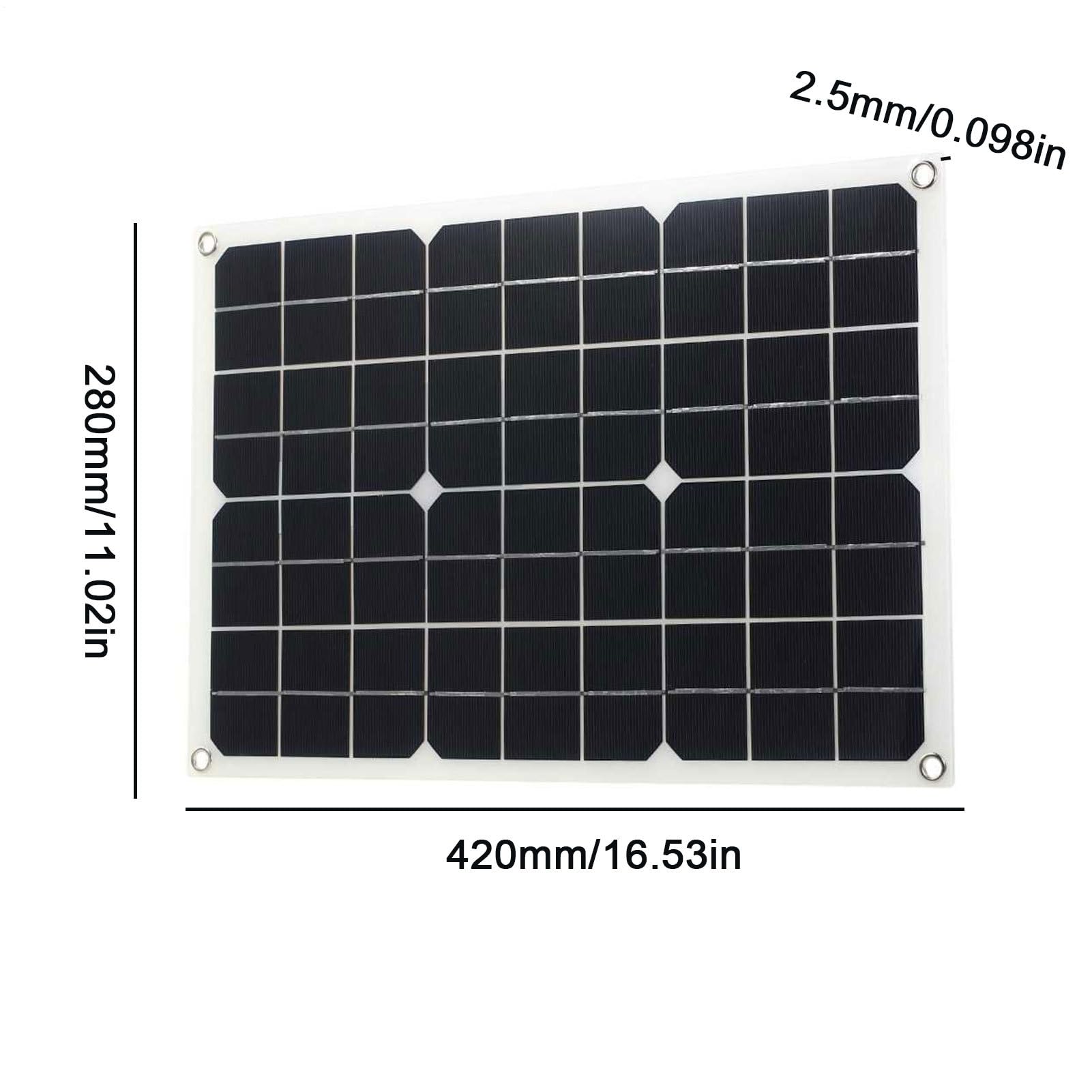 Set di pannelli ,Generatore solare 300W con prese 220V AC | Regolatore di carica solare 30A, caricatore inverter a onda sinusoidale pura, camper, rimorchio, camper, marina, ho
