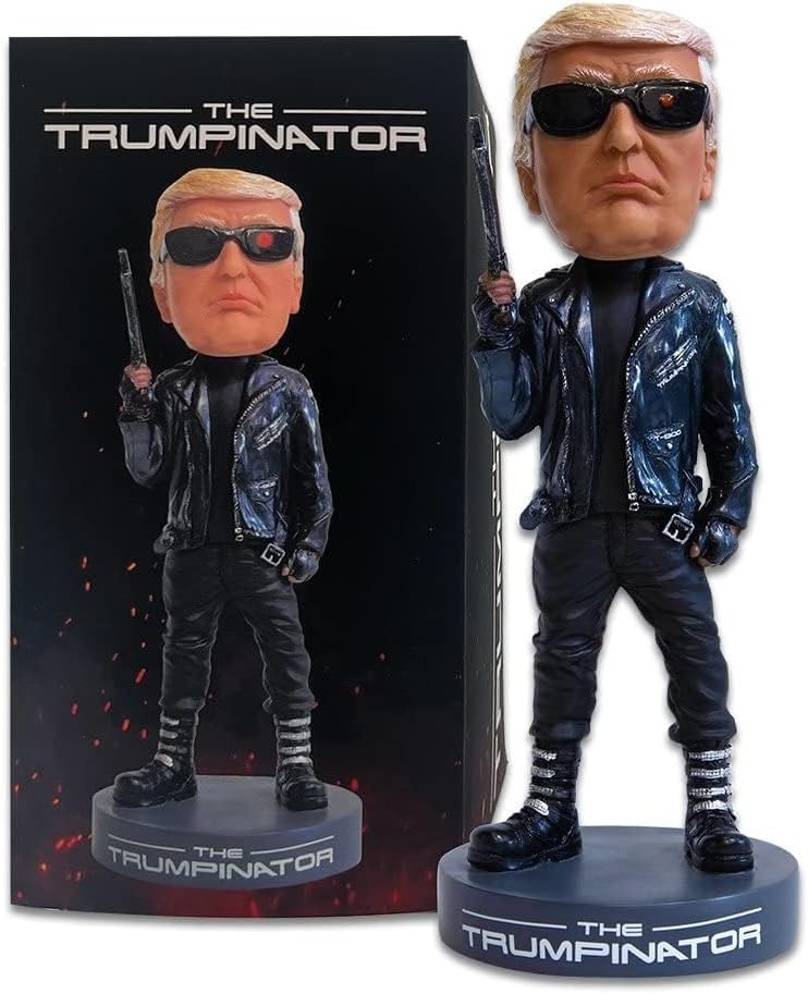 Proud Patriots Donald Trump Collectibles - The Trumpinator: 2024 Bobblehead For Supporters And Patriotic Americans | #1 Gifts