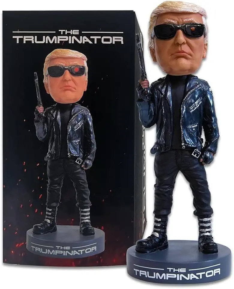 Proud Patriots The Trumpinator Bobblehead The #1 Patriotic &amp; President Gift 2025 Birthday for Conservatives or Gag Gift for Liberals
