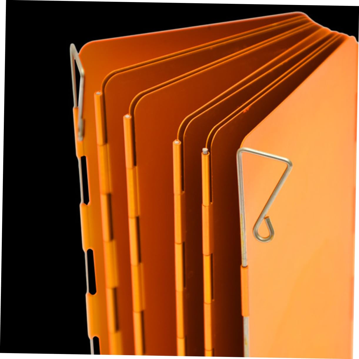 OSOLADY Aluminum Oxidized Windscreen for Camping Stove 10 Pack Windscreen for Outdoor Cooking Hiking with Storage Case