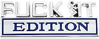 Vista 9 de Fuck It Edition Emblema para automóvil, calcomanías de decoración de parachoques de auto, calcomanía para guardabarros laterales 3D