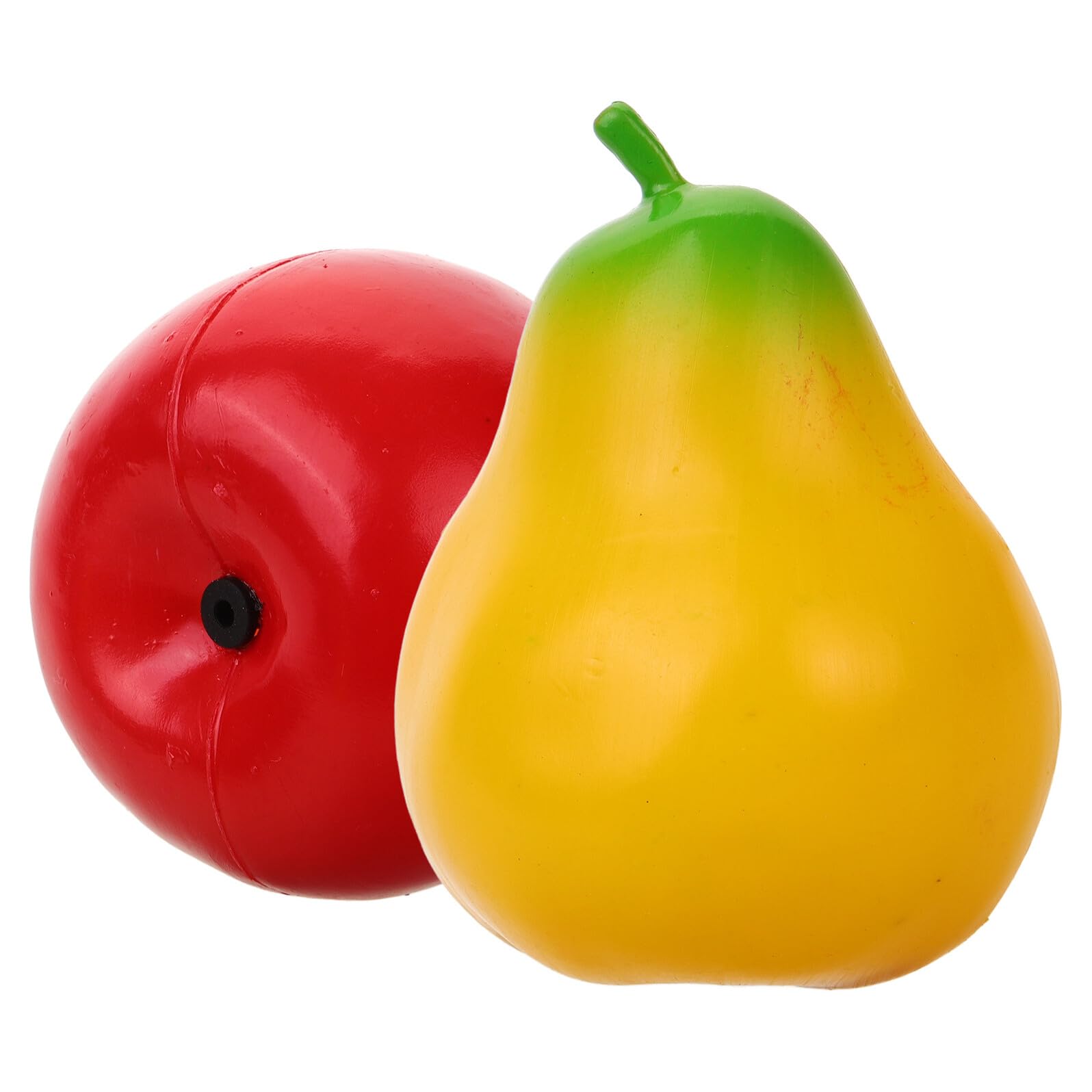 TOYANDONA Maracas a Forma di Frutta Set da 2 Strumenti Musicali per Bambino Bambina in Plastica Facili da Tenere Suono Chiaro per Casa e Asilo