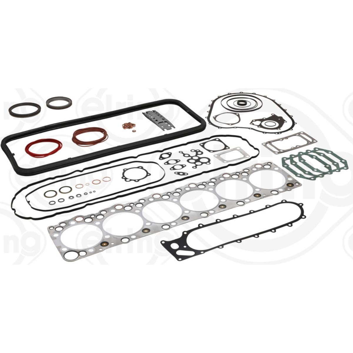 ELRING 866.881 Kit guarnizioni motore con paraolio-albero a gomiti con guarnizione tenuta stelo valvola