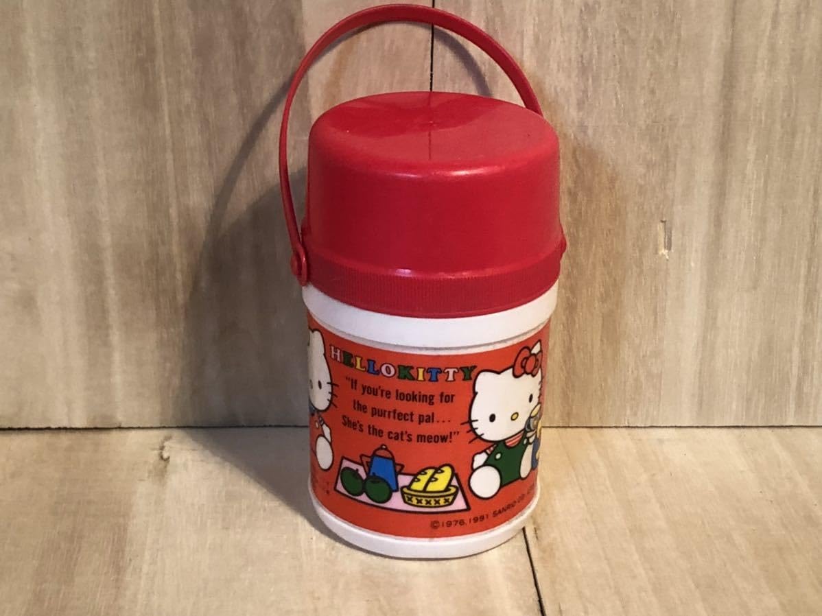 Amazon.co.jp: 当時物 キティ 水筒 vintage retoro 古い 昔の 昭和 