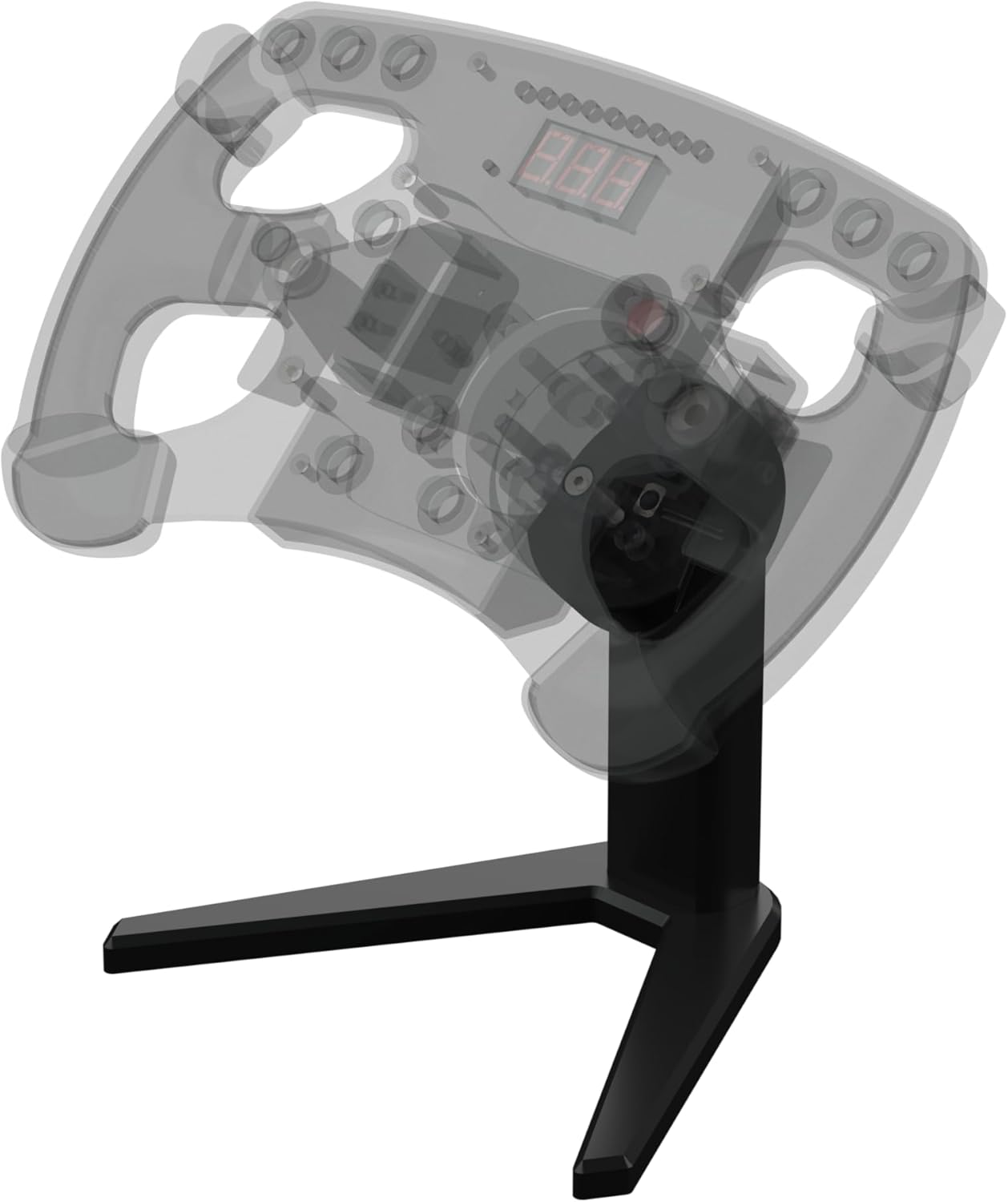 Sim Racing Steering Wheel Display Stand – Premium Desktop Mount for All Major Brands (Simucube)