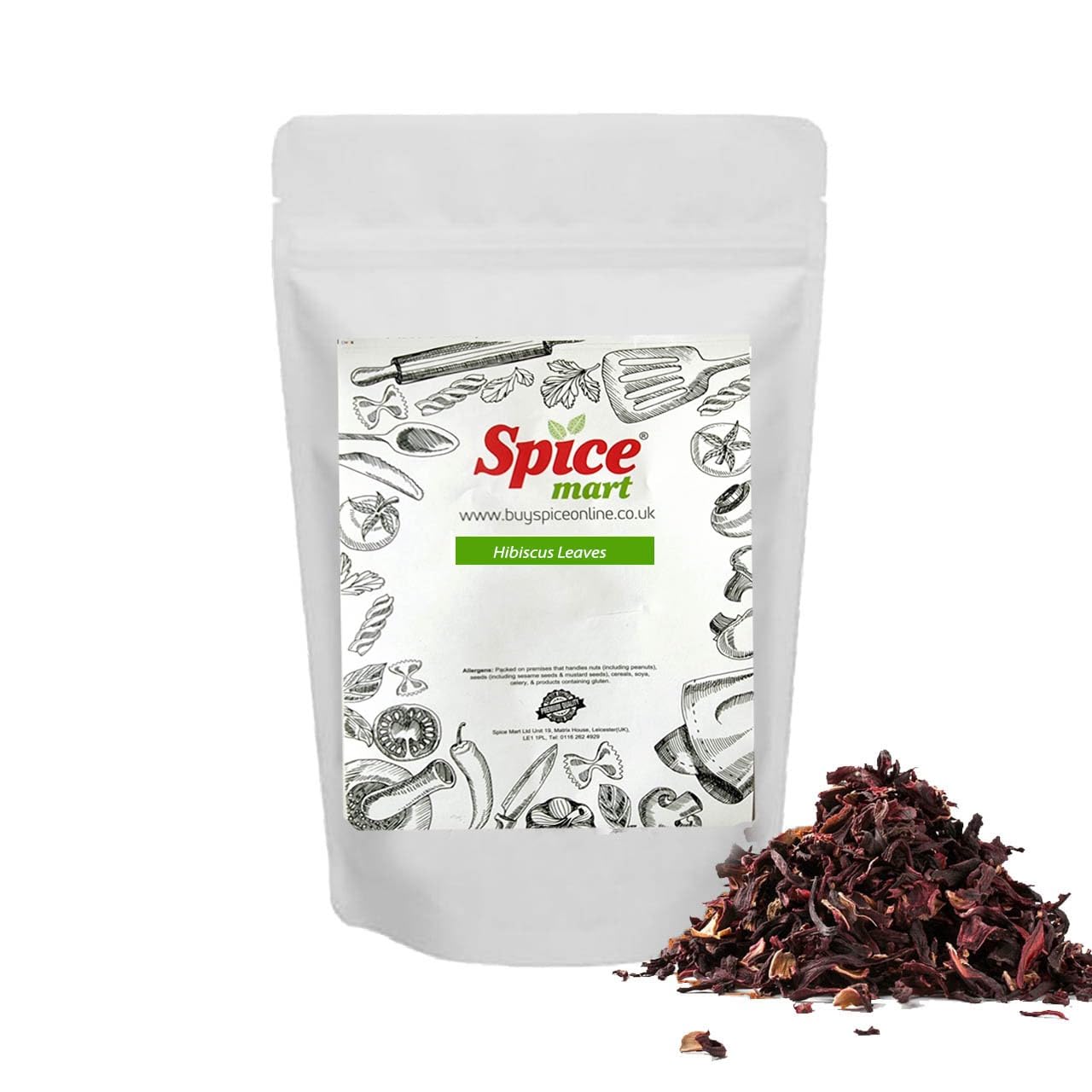 Hibiscus Leaves | Flower Dried Loose Leaf Herbal Tea Brew Premium Quality