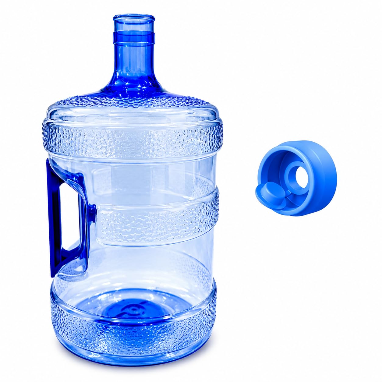 EcoForm 3 Gallon Water Jug with Silicone Cap in Clear PET