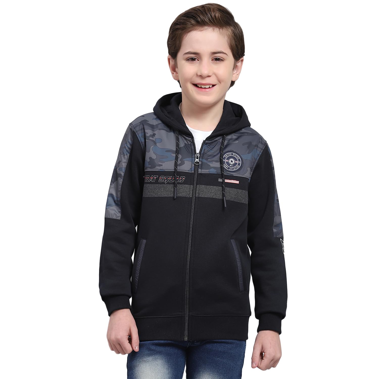 Monte Carlo Printed Boys Sweatshirt(523063435)-image-0