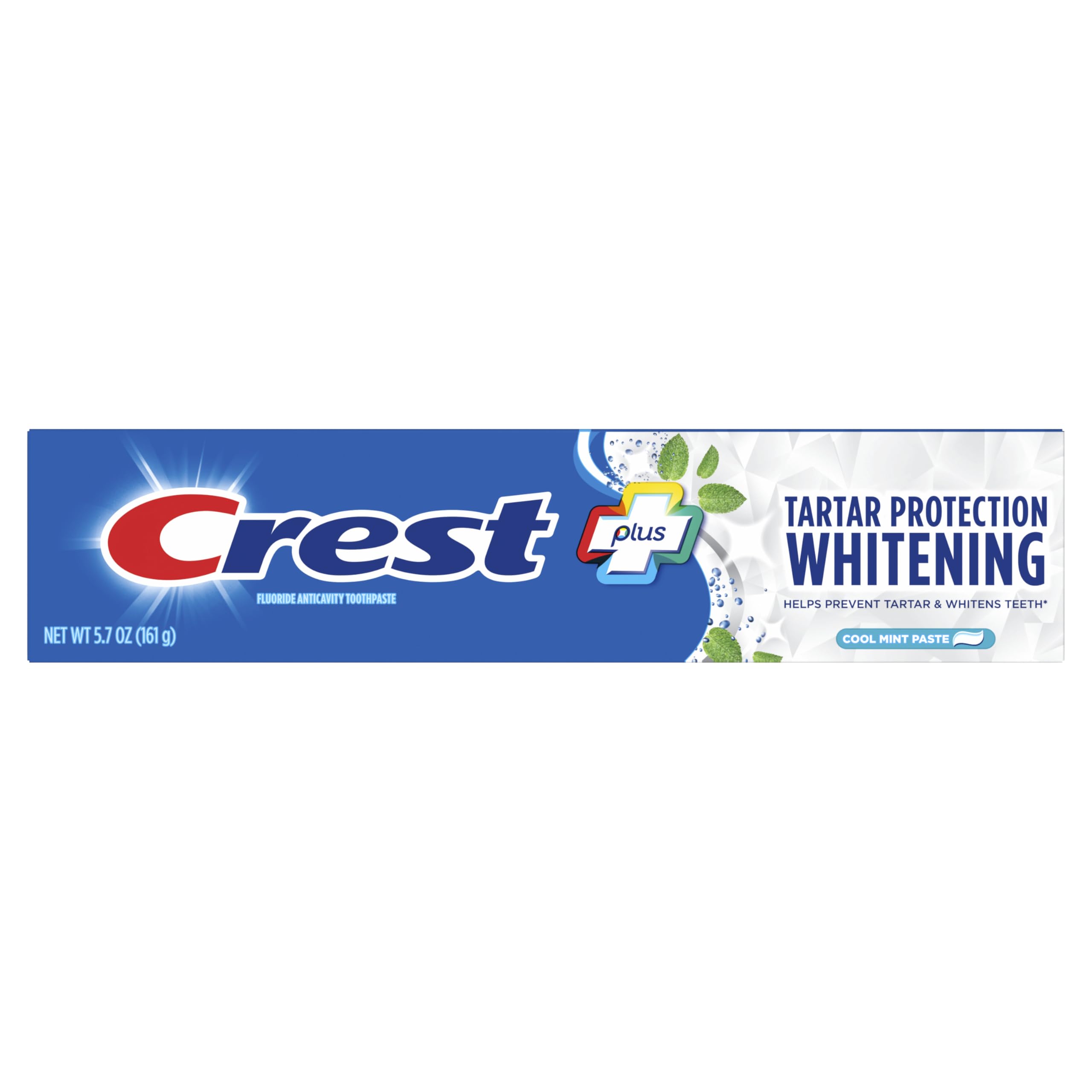 Crest, Tartar Protection Whitening Cool Mint Toothpaste, 5.7 Ounce